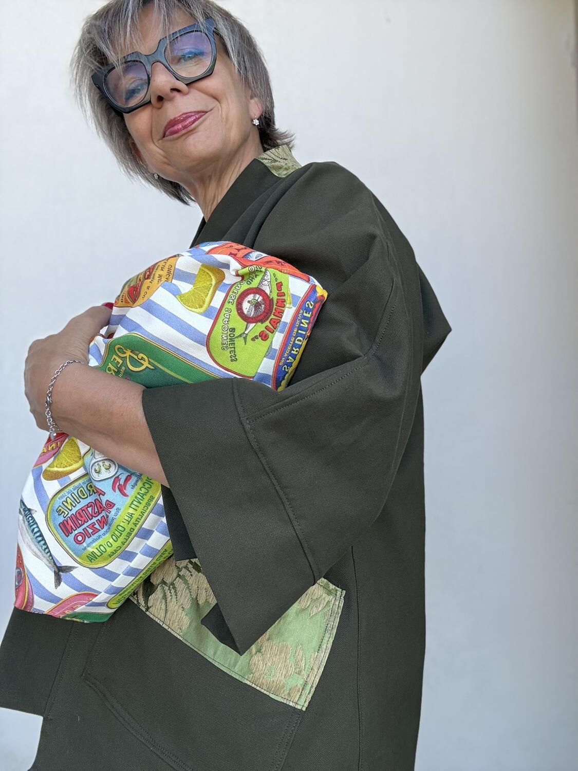 Kimono verde scuro 