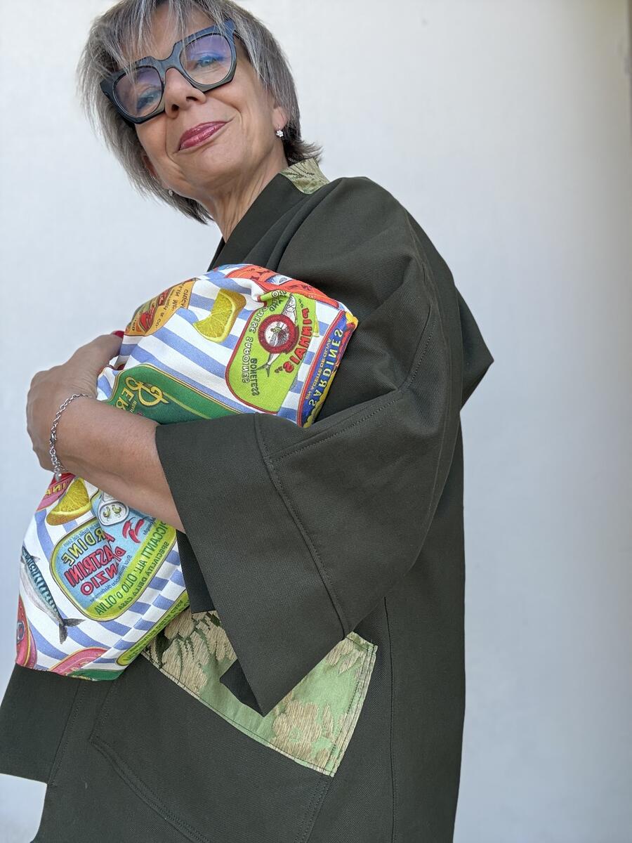 Kimono verde scuro 