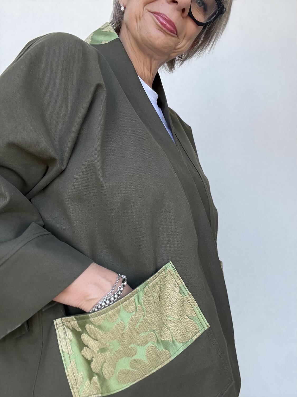 Kimono verde scuro 