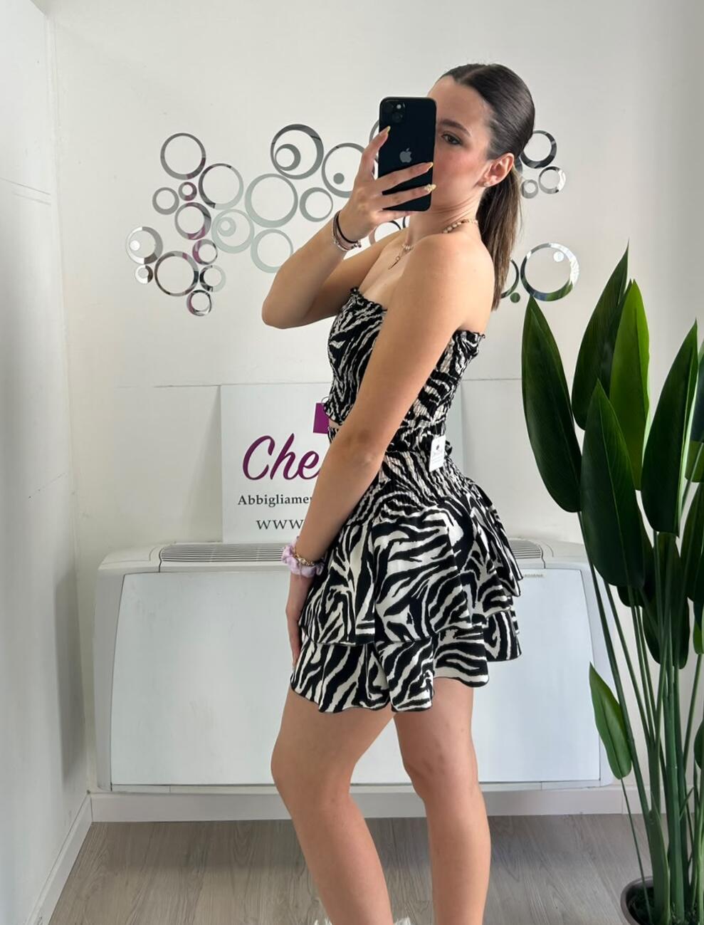 NOVITÀ Completo top & gonna a fantasia