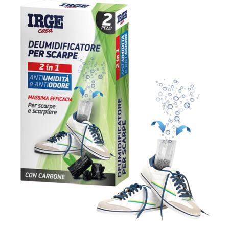 IRGE DEUMIDIFICATORE PER SCARPE 2 PEZZI 23 GR (Confezione da 12 pezzi) 