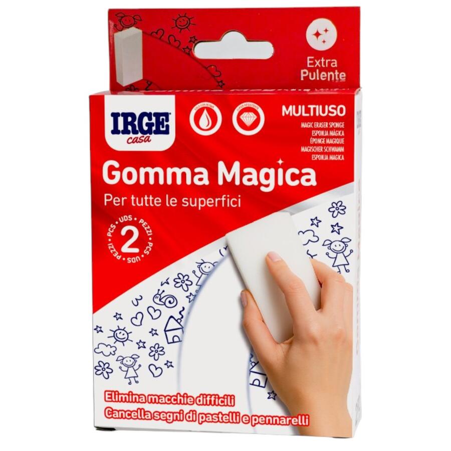 IRGE GOMMA MAGICA 2 PEZZI 16X6X2,5 CM (Confezione da 12 pezzi) 