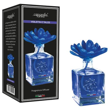CAMOMILLA TORINO DIFFUSORE PER AMBIENTE FIORE 200 ML VIOLETTA E TALCO