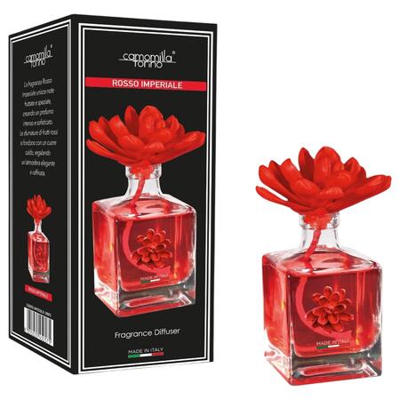 CAMOMILLA TORINO DIFFUSORE PER AMBIENTE FIORE 200 ML ROSSO IMPERIALE