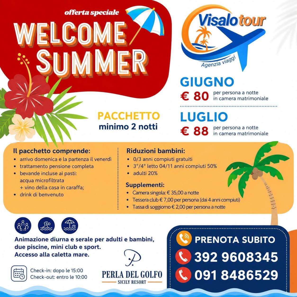 PERLA DEL GOLFO WELCOME SUMMER