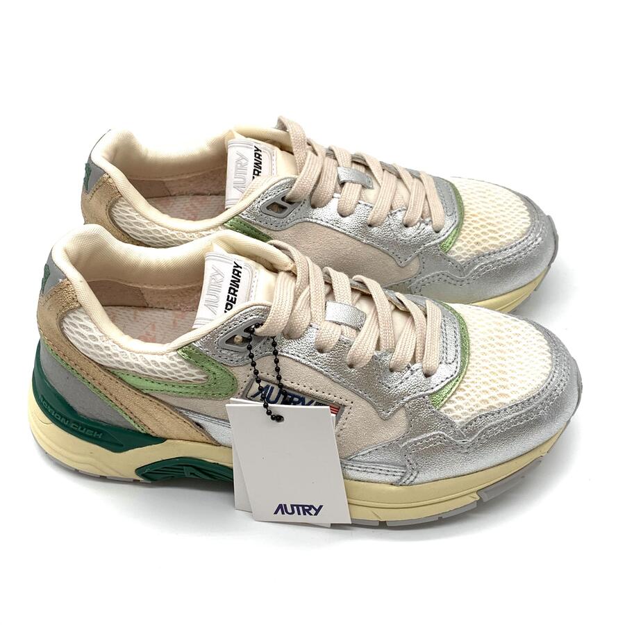 Autry Hyperway low Wom mesh silver 