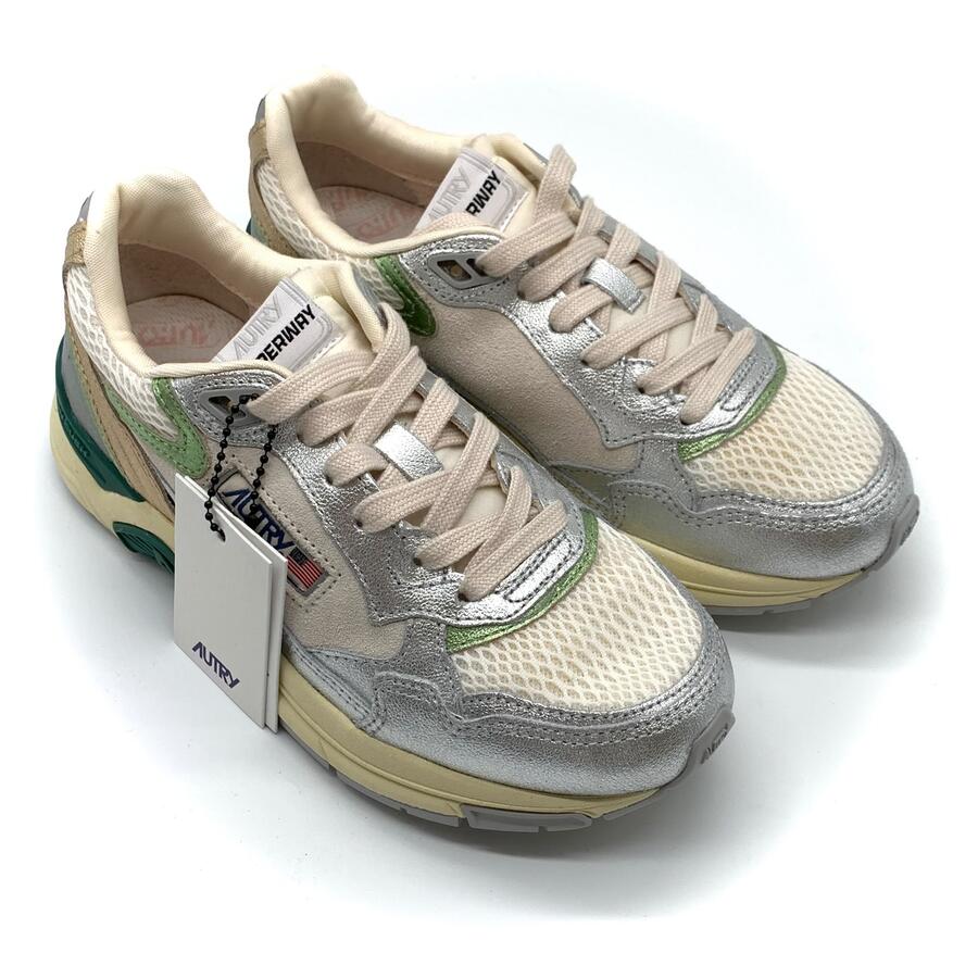 Autry Hyperway low Wom mesh silver 