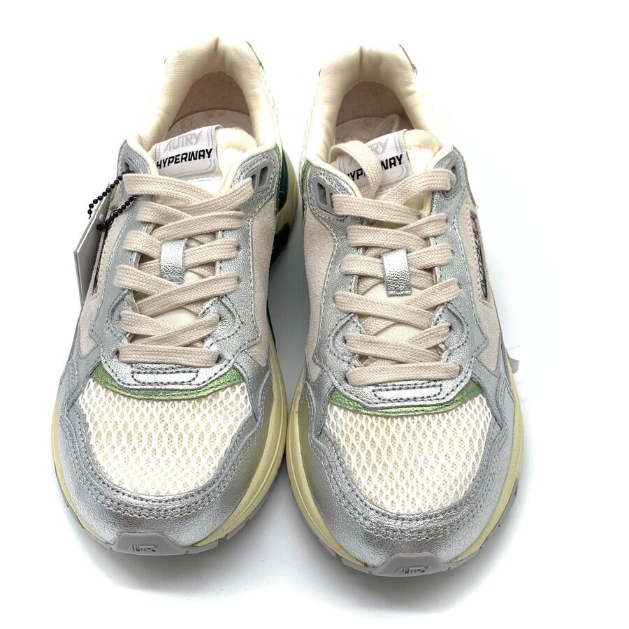 Autry Hyperway low Wom mesh silver 