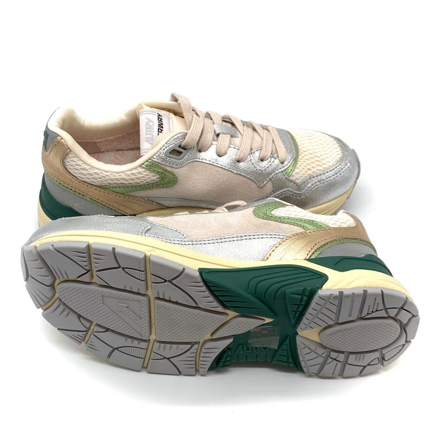 Autry Hyperway low Wom mesh silver 