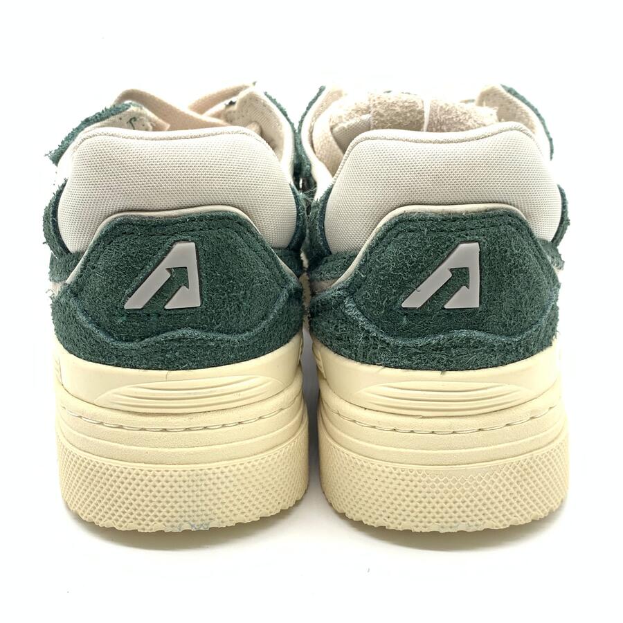 Autry CLC low wom Suede/mesh Cream/Bottle