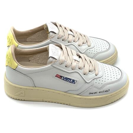 Autry medalist low wom White/Lemon