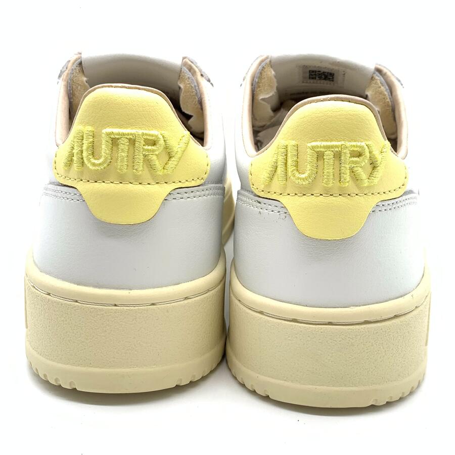Autry medalist low wom White/Lemon