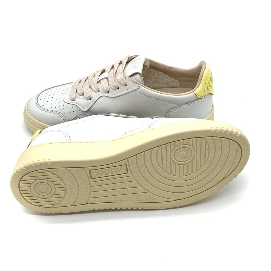 Autry medalist low wom White/Lemon