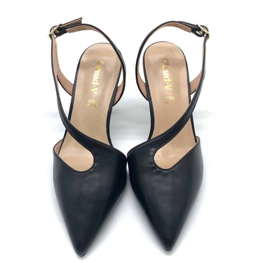 Claud.v Chanel slingback nere
