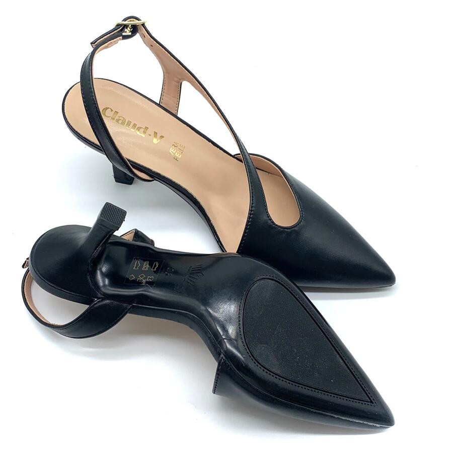 Claud.v Chanel slingback nere
