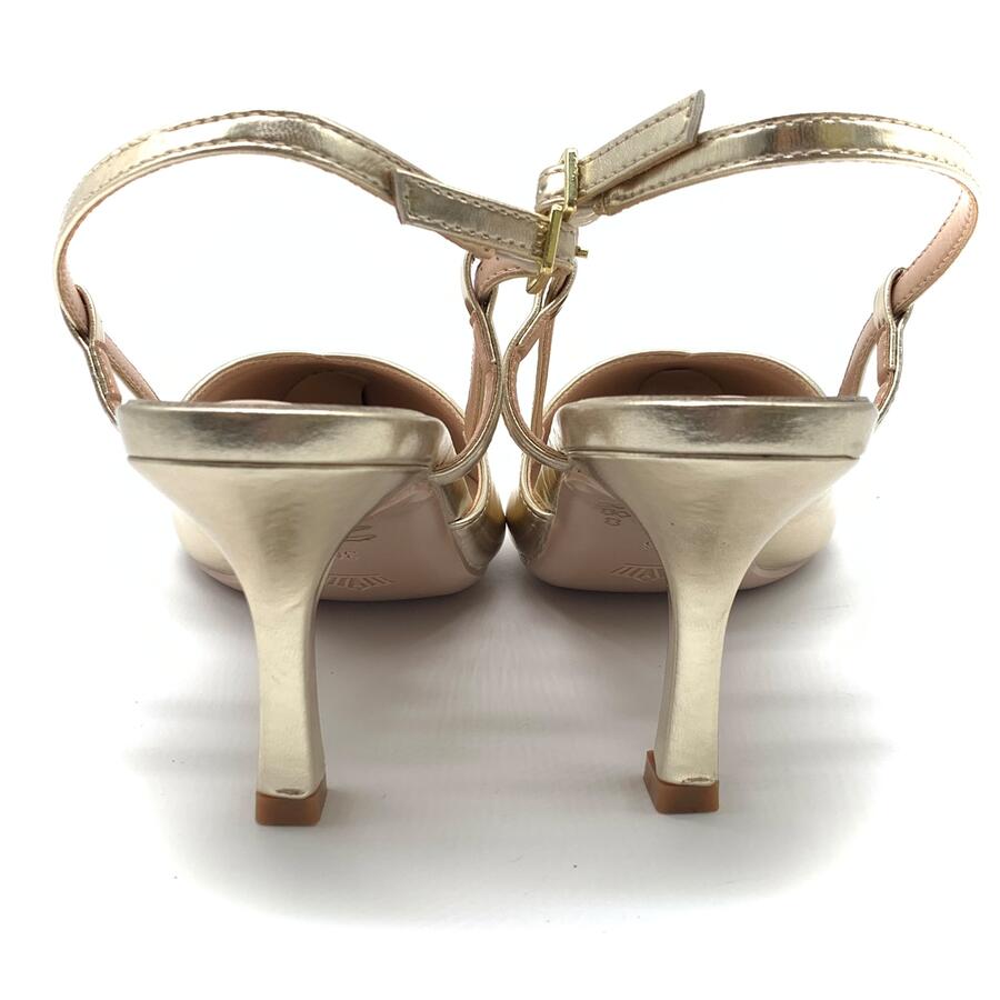 Claud.v Chanel slingback platino