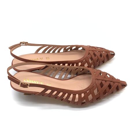 Claud.V Chanel intrecciato marrone cuoio
