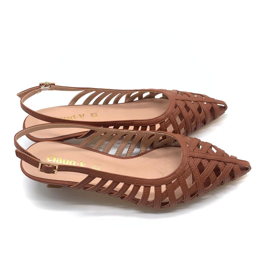 Claud.V Chanel intrecciato marrone cuoio
