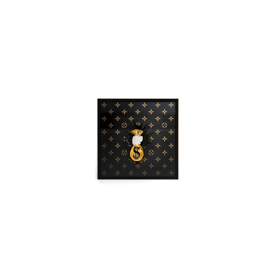 Sequenze – Quadro Money Bag Luxury – Edizione Limitata 15/999 – Collezione POP – 20×20 cm