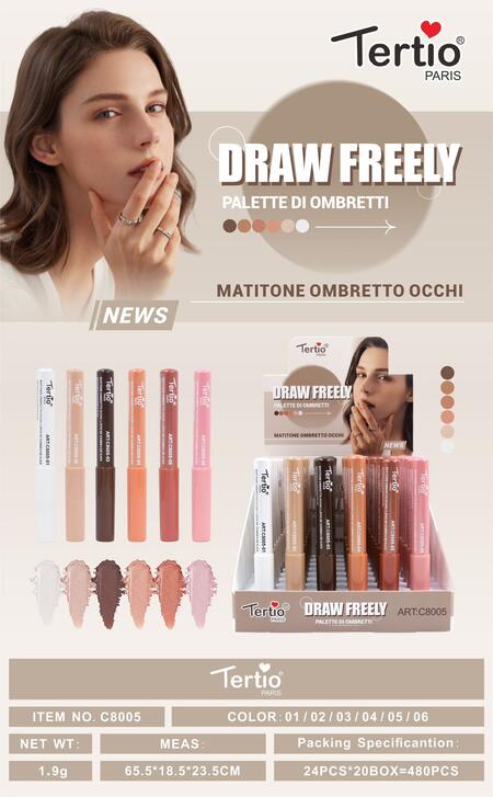 TERTIO DRAW FREELY MATITONE OMBRETTO OCCHI [Conf. da 48 pezzi]