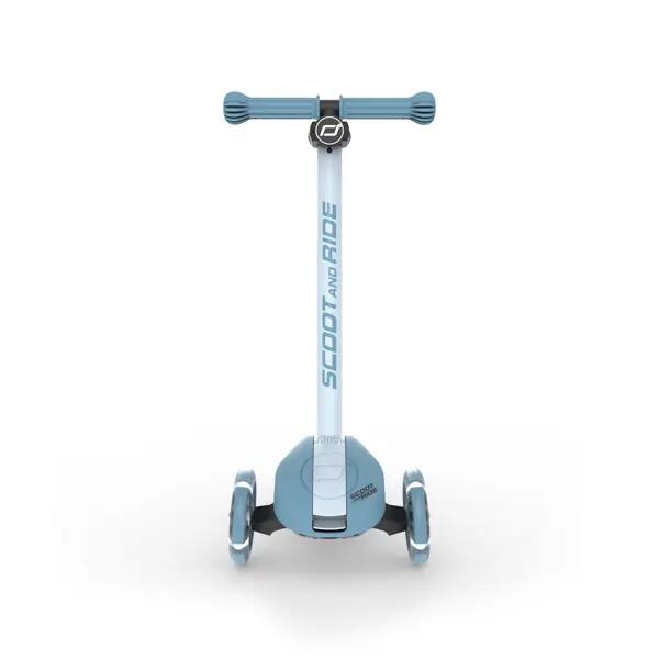 Scoot & Ride Highwaykick 3S – Scooter per bambini 3+ con doppio sterzo e ruote LED - Colori assortiti