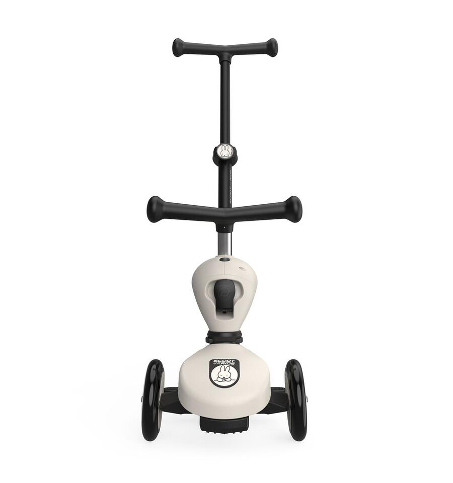 Highwaykick 1 Push & Go – Scooter 2in1 con Barra di Spinta | Collezione Miffy