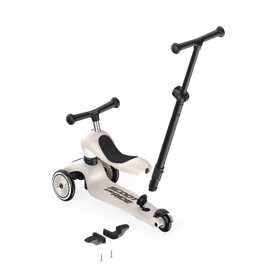 Highwaykick 1 Push & Go – Scooter 2in1 con Barra di Spinta | Collezione Miffy