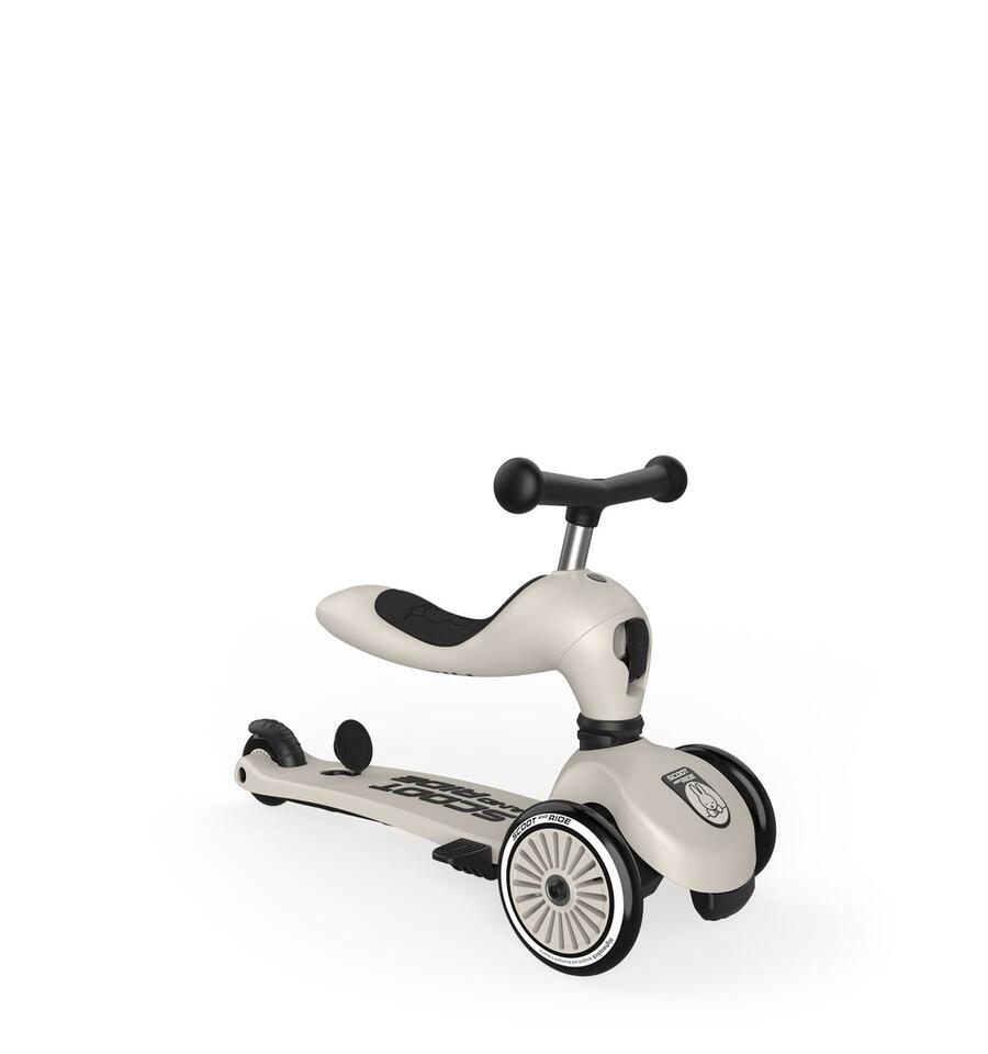 Highwaykick 1 Push & Go – Scooter 2in1 con Barra di Spinta | Collezione Miffy