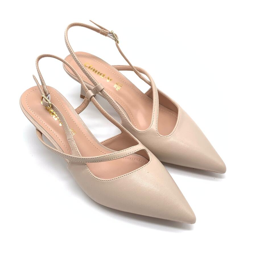 Claud.V Chanel beige con intreccio geometrico