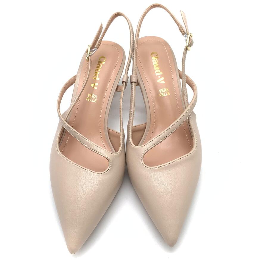 Claud.V Chanel beige con intreccio geometrico