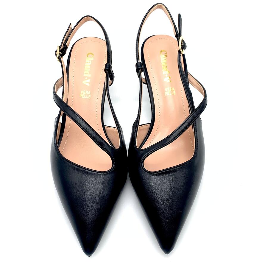 Claud.V Chanel nero con intreccio geometrico 
