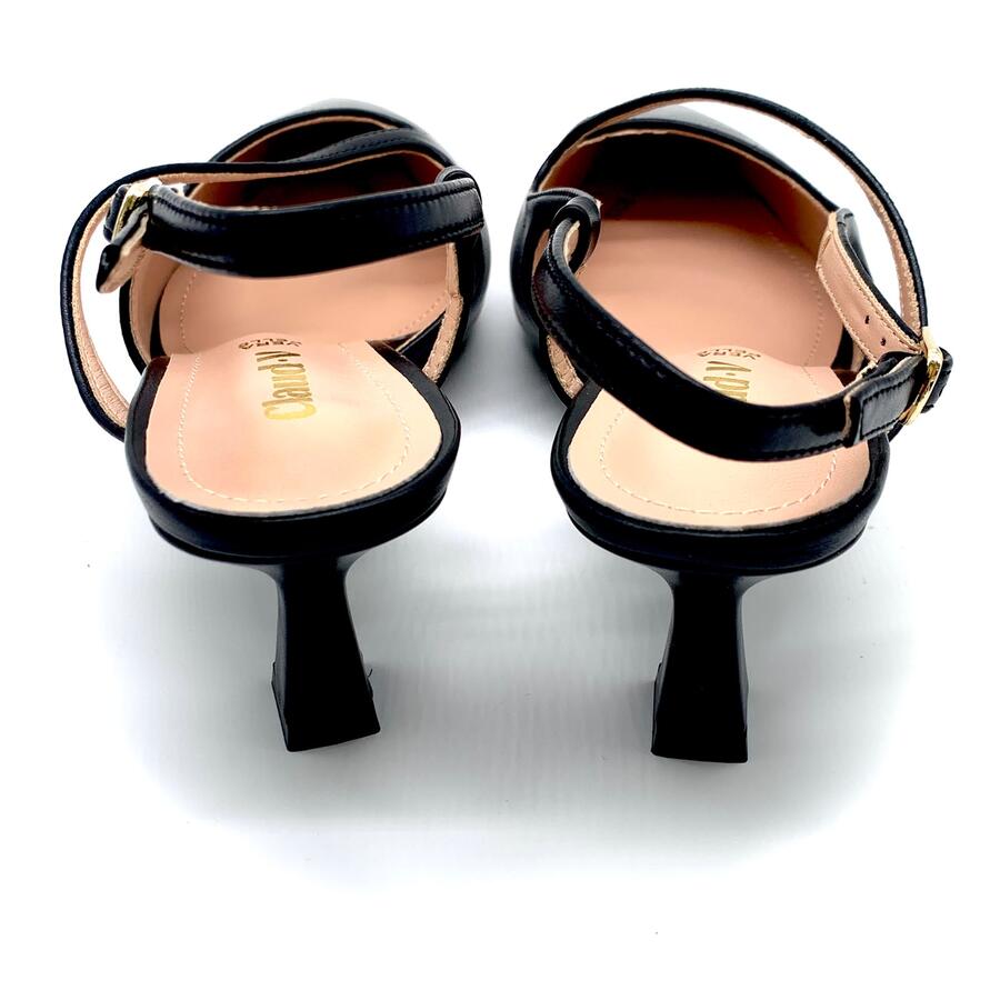 Claud.V Chanel nero con intreccio geometrico 