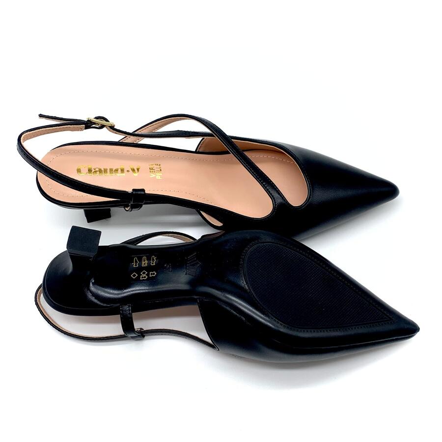 Claud.V Chanel nero con intreccio geometrico 