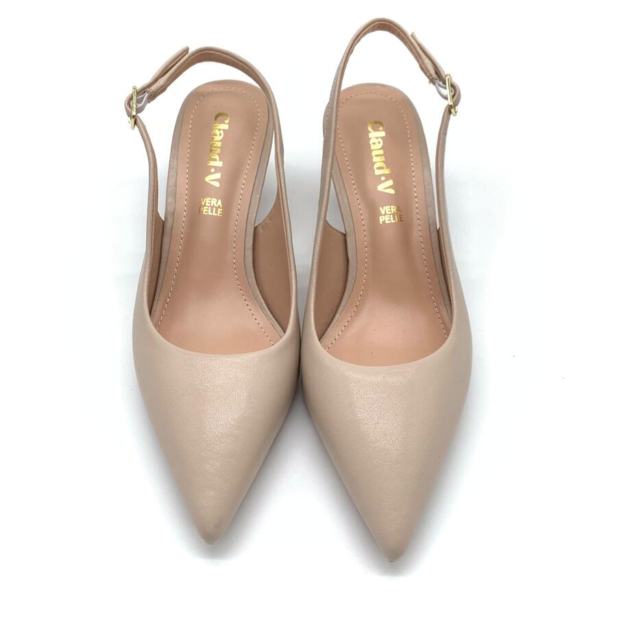Claud.V Chanel beige in pelle