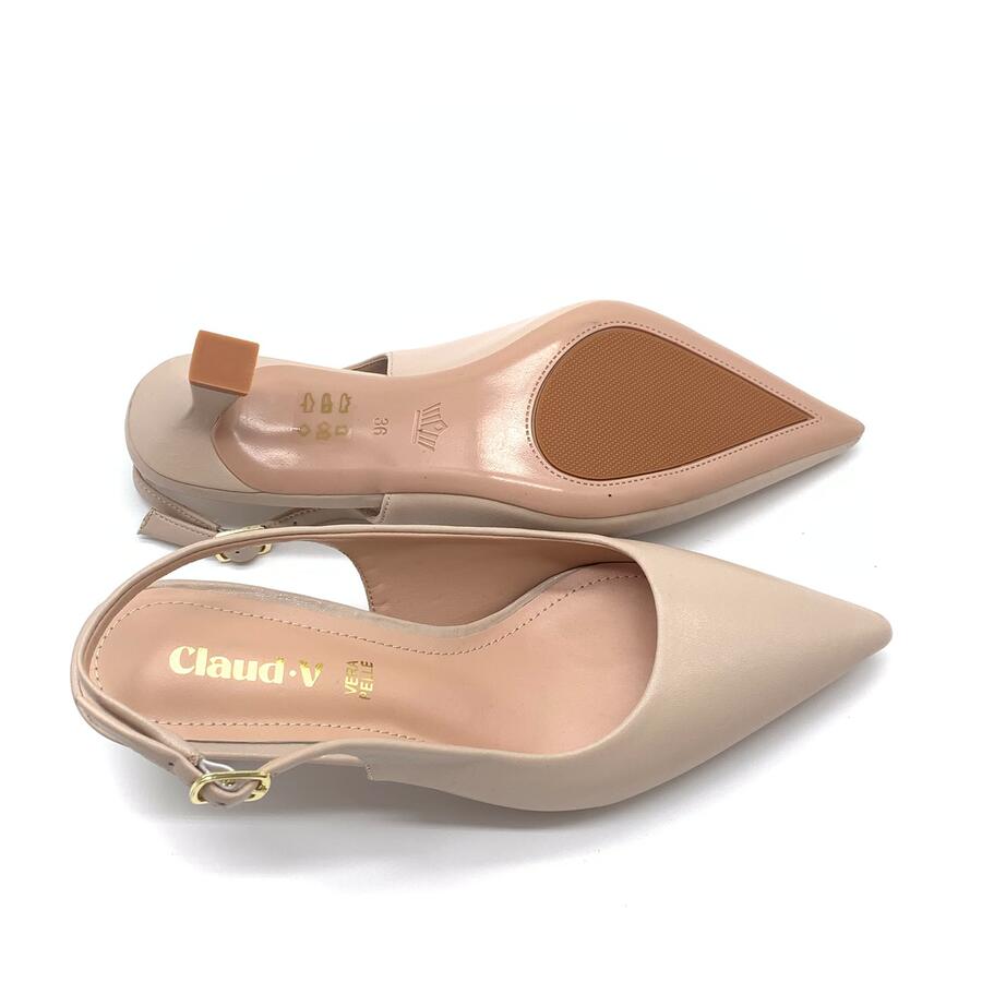 Claud.V Chanel beige in pelle