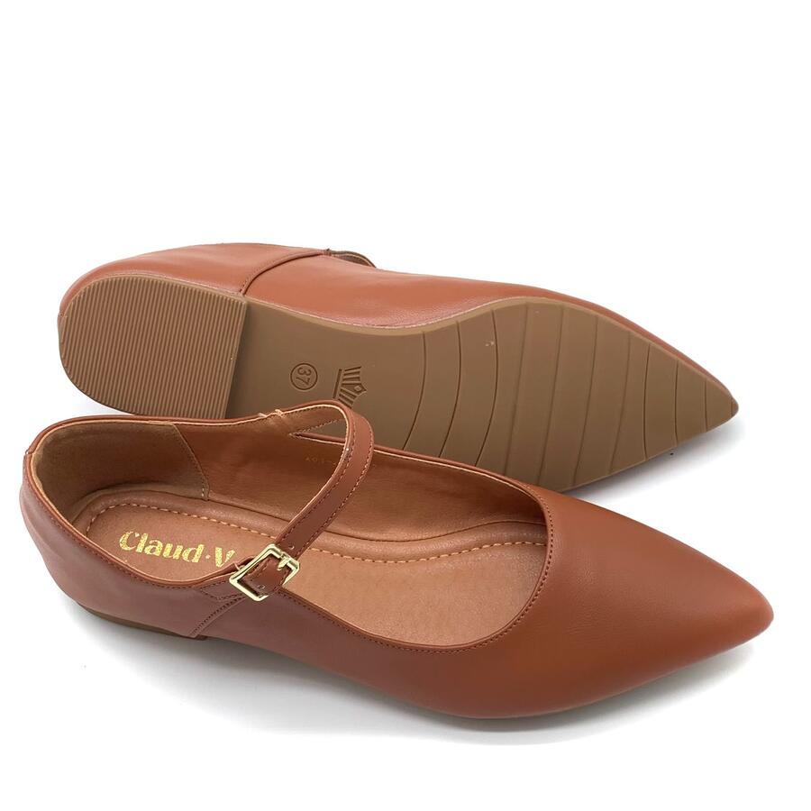 Claud.V ballerine marrone