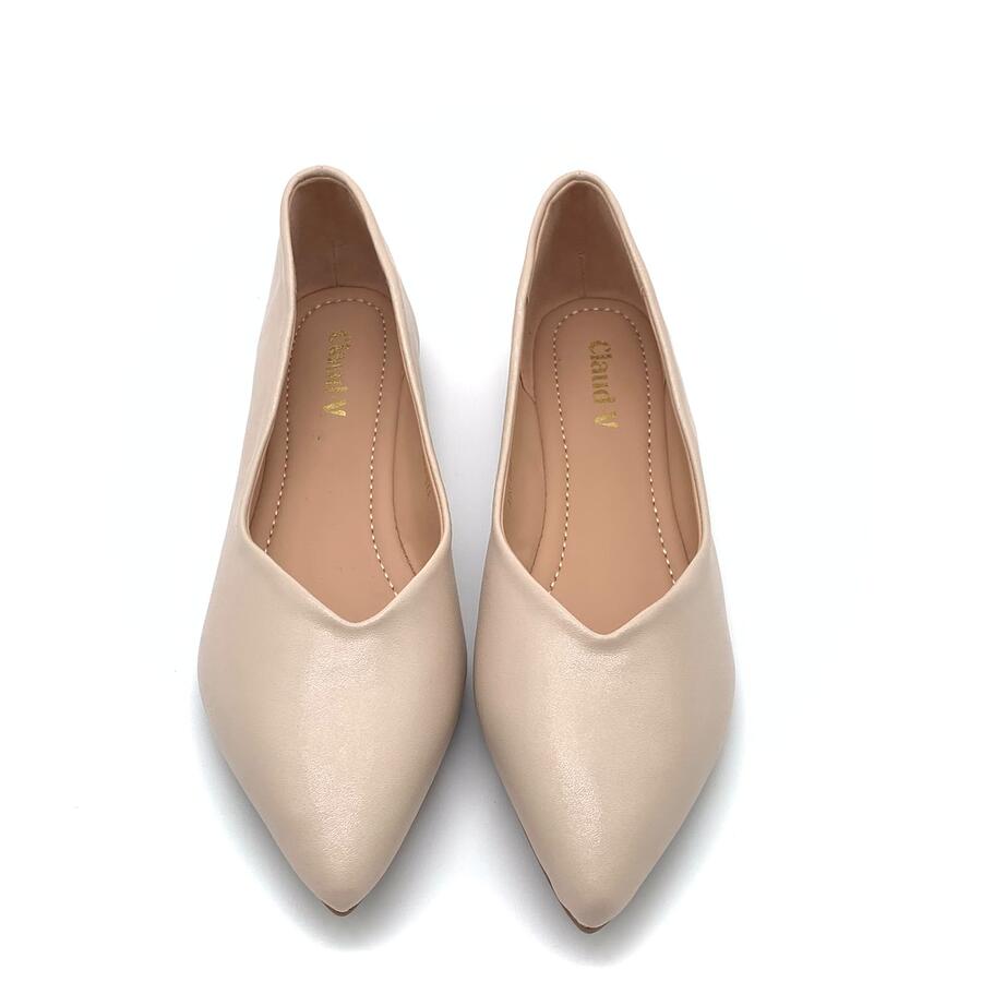 Claud.V ballerine beige