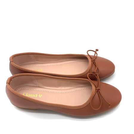 Claud.V ballerine marrone con fiocco