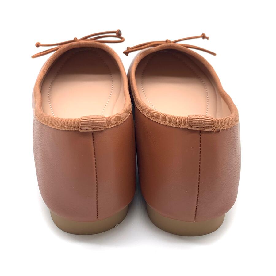 Claud.V ballerine marrone con fiocco
