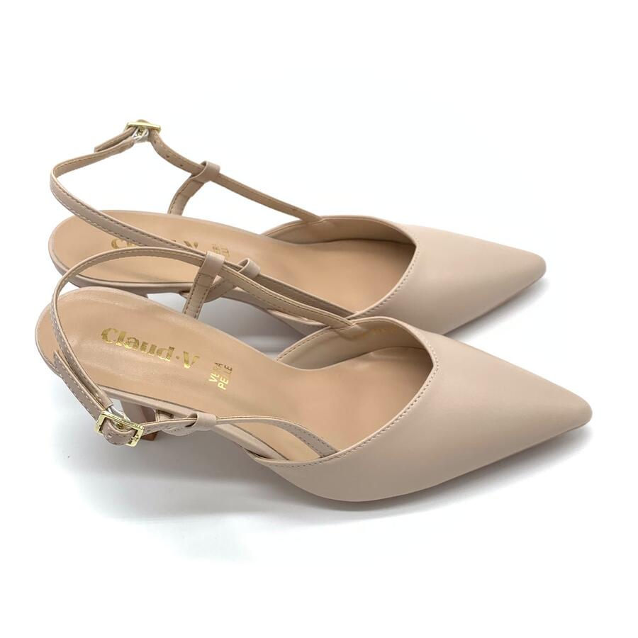 Claud.V Chanel in pelle beige