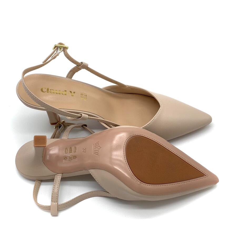 Claud.V Chanel in pelle beige