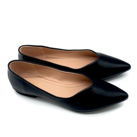 Claud.V ballerine nere punta