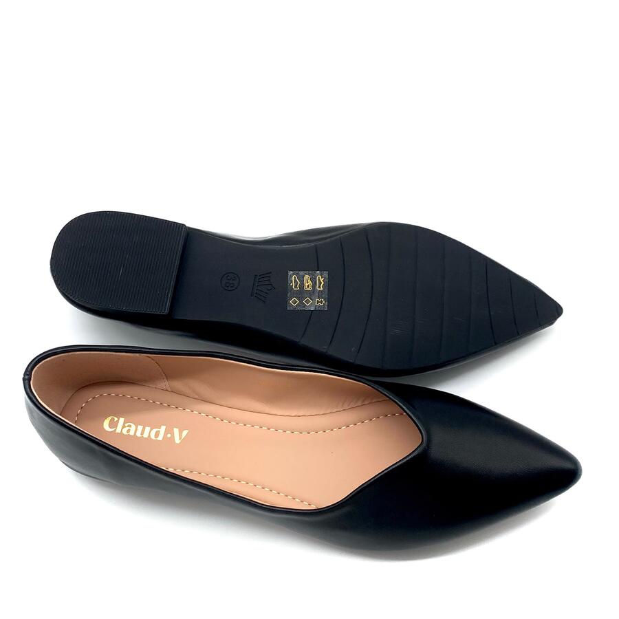 Claud.V ballerine nere punta