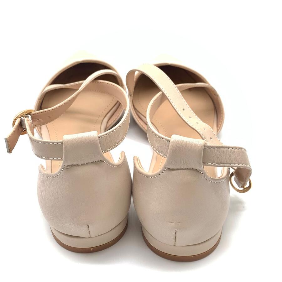 Claud.V ballerine beige con incrocio