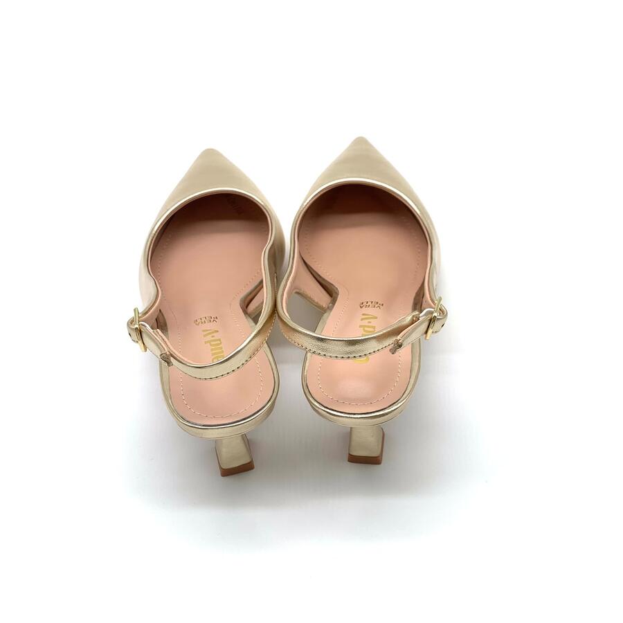Claud.V Chanel in pelle platino 