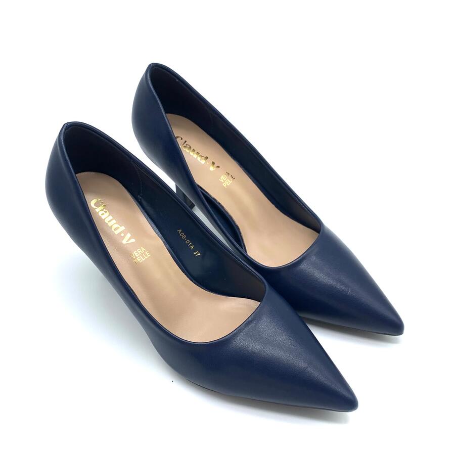 Claud.V decolletè blu navy