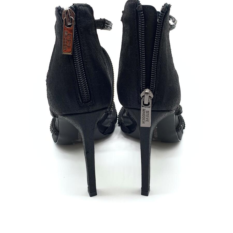 Steve Madden sandalo caviar con tacco black e strass 