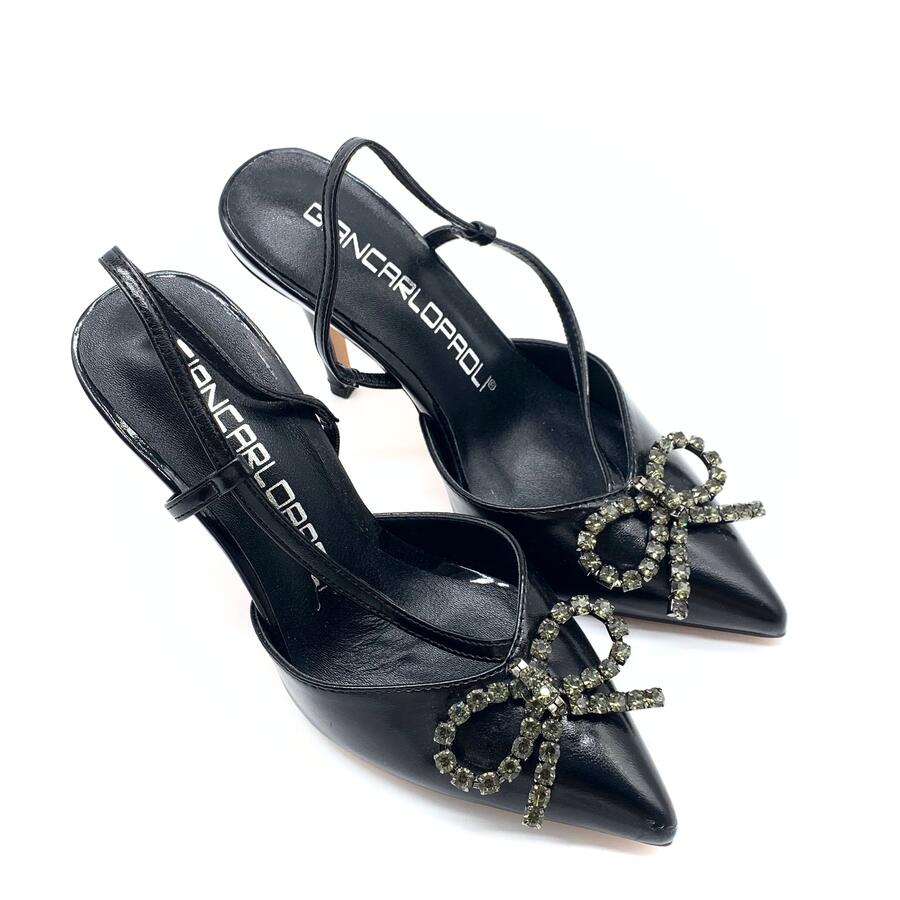 Giancarlo Paoli chanel nero con fiocco strass