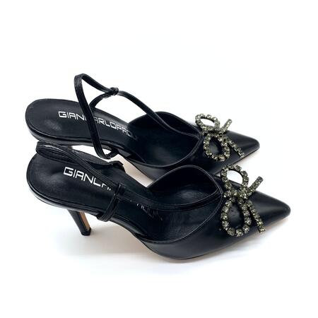 Giancarlo Paoli chanel nero con fiocco strass