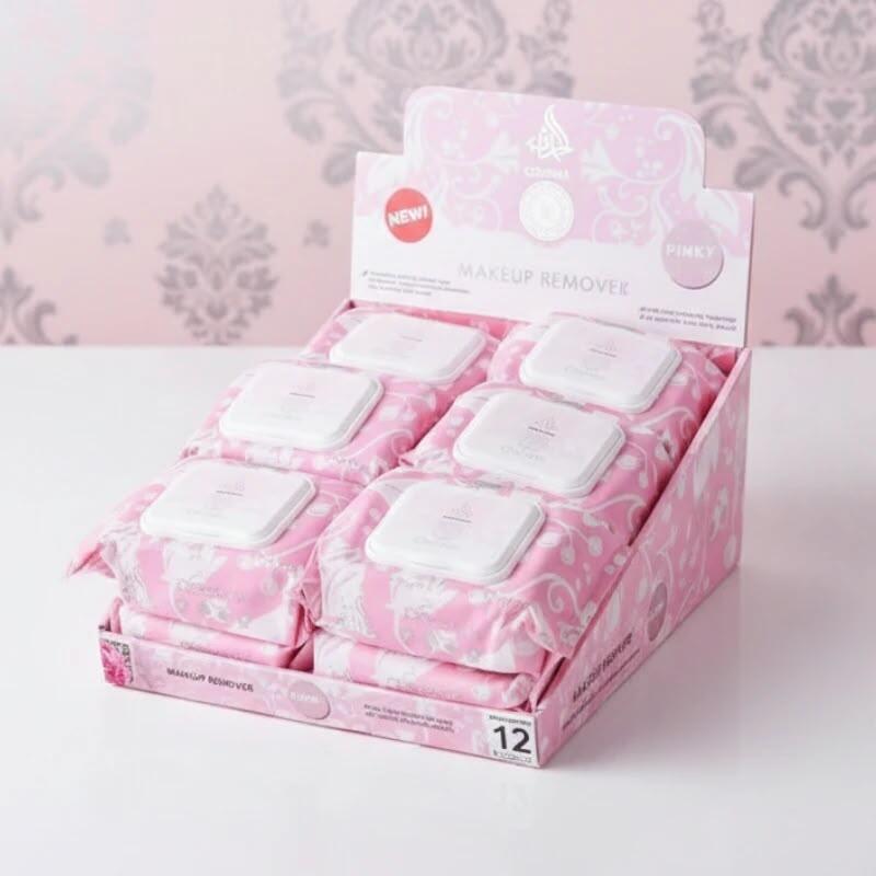 D'DONNA MAKE UP REMOVER PINKY (Similare Arabo) [Conf. da 12 pezzi]